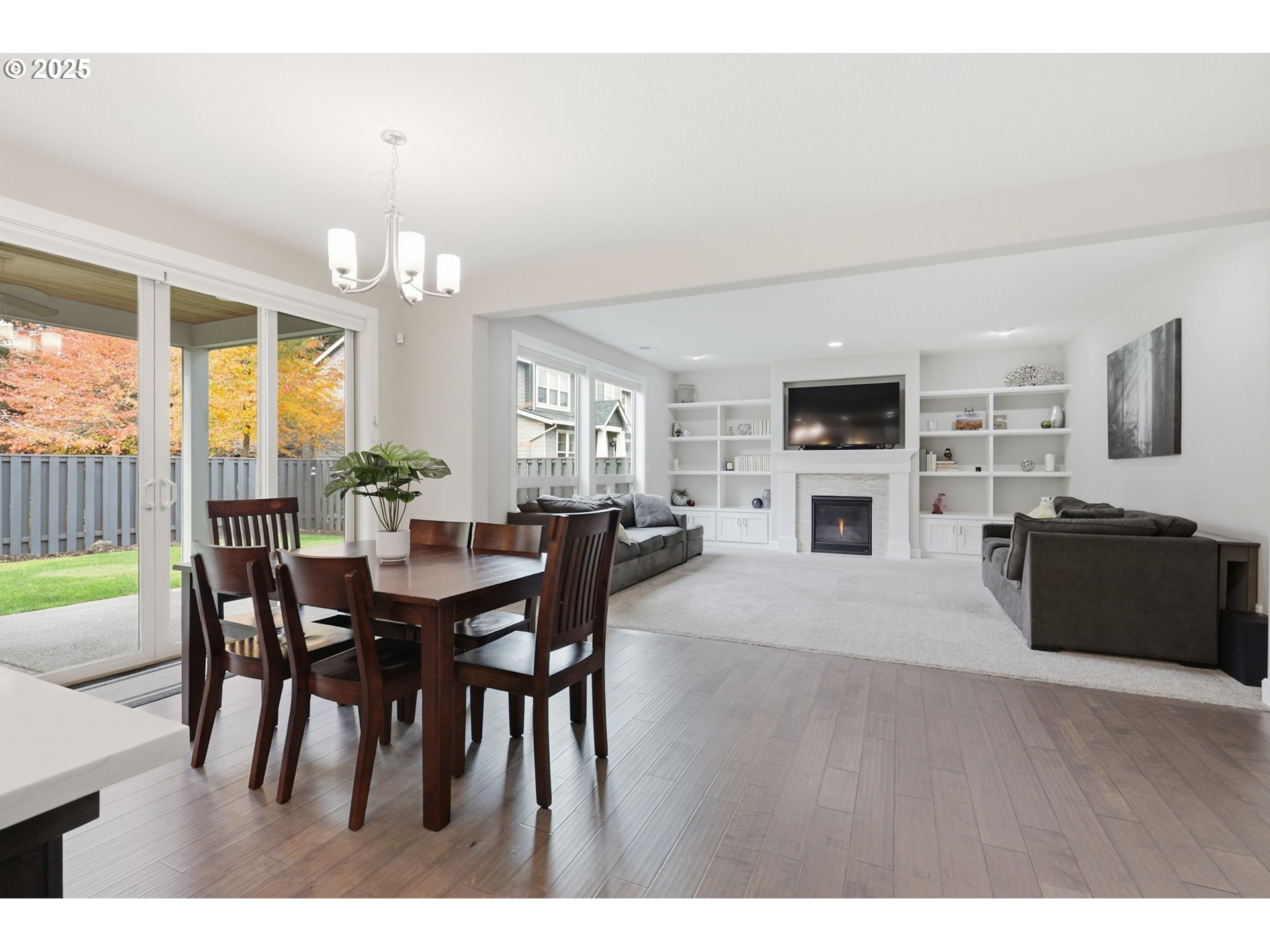 28337 Southwest Morningside Avenue Wilsonville, OR 97070 - Photo 11 of 48 a view of a dining room with furniture and wooden floor