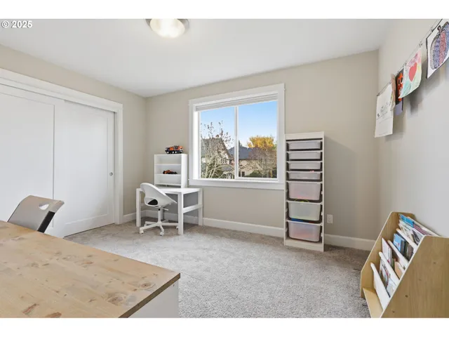 a room with furniture and a window