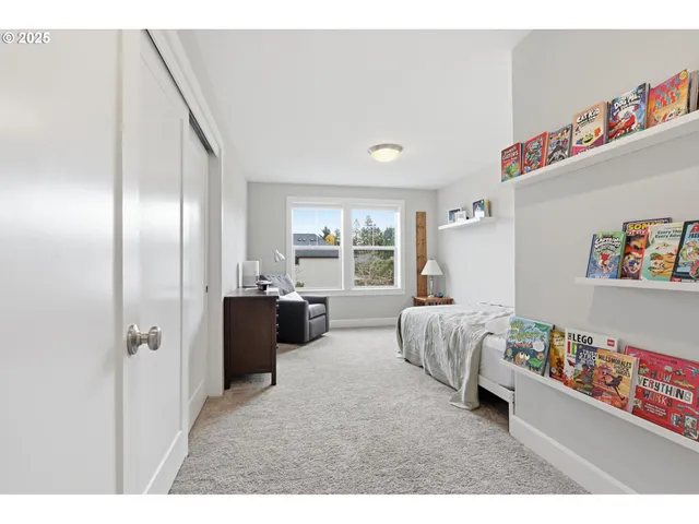 a room with furniture and a window