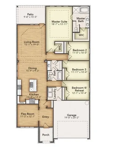 $357,900 | 1244 Sabine River Lane, Springtown, TX 76082