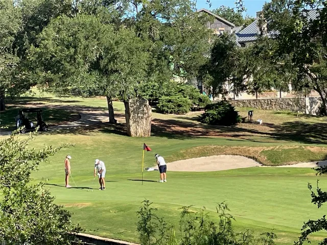 a view of a lake with houses
