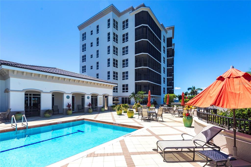 3329 Sunset Key Circle, Unit 107 Punta Gorda, FL 33955 - Photo 46 of 76 a view of swimming pool with a patio