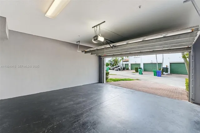 a view of a room with large windows