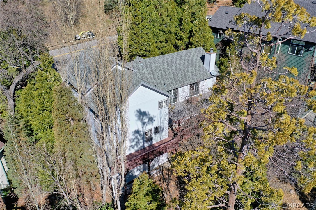 27487 North Bay Road Lake Arrowhead, CA 92352 - Photo 34 of 35 Aerial of back of house
