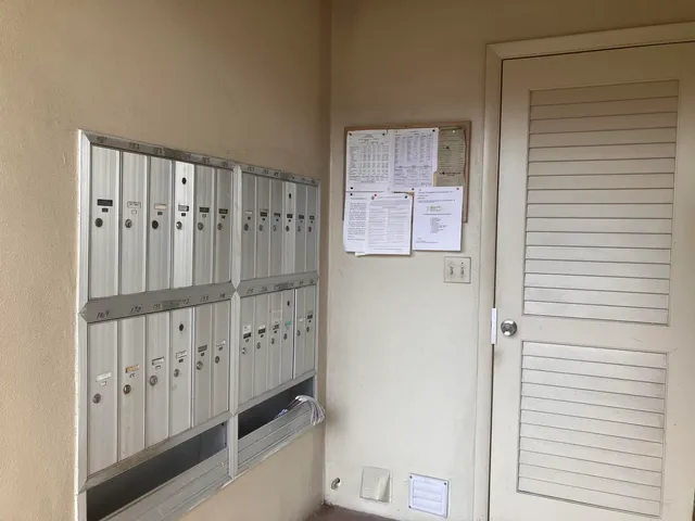 a view of a hallway with entryway