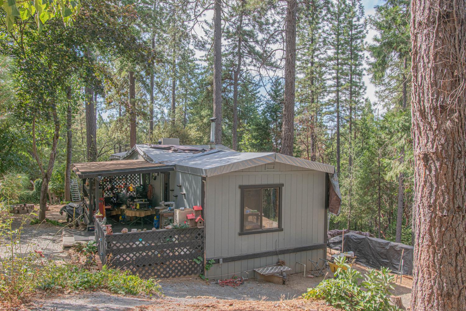 5010 Hope Mountain Road Georgetown, CA 95634 - Photo 29 of 42 a view of a table and chairs under the roof