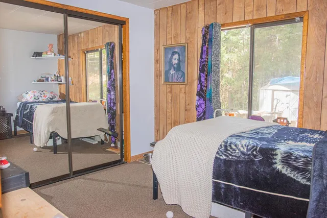 a view of outdoor space with fountain and entertaining space