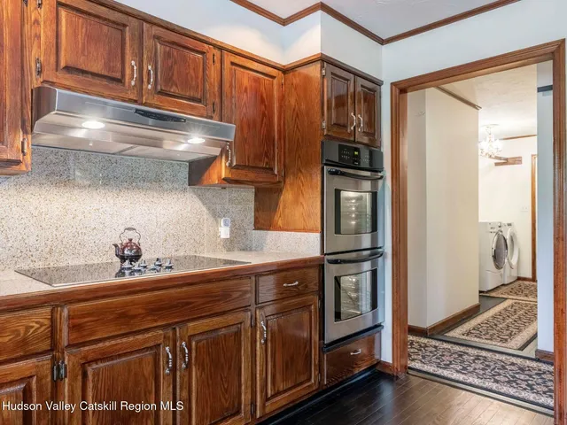 a view of an entryway with staircase