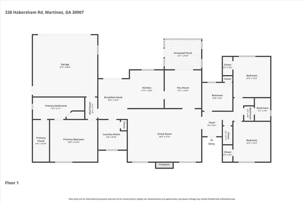$2,250 | 338 Habersham Road, Martinez, GA 30907