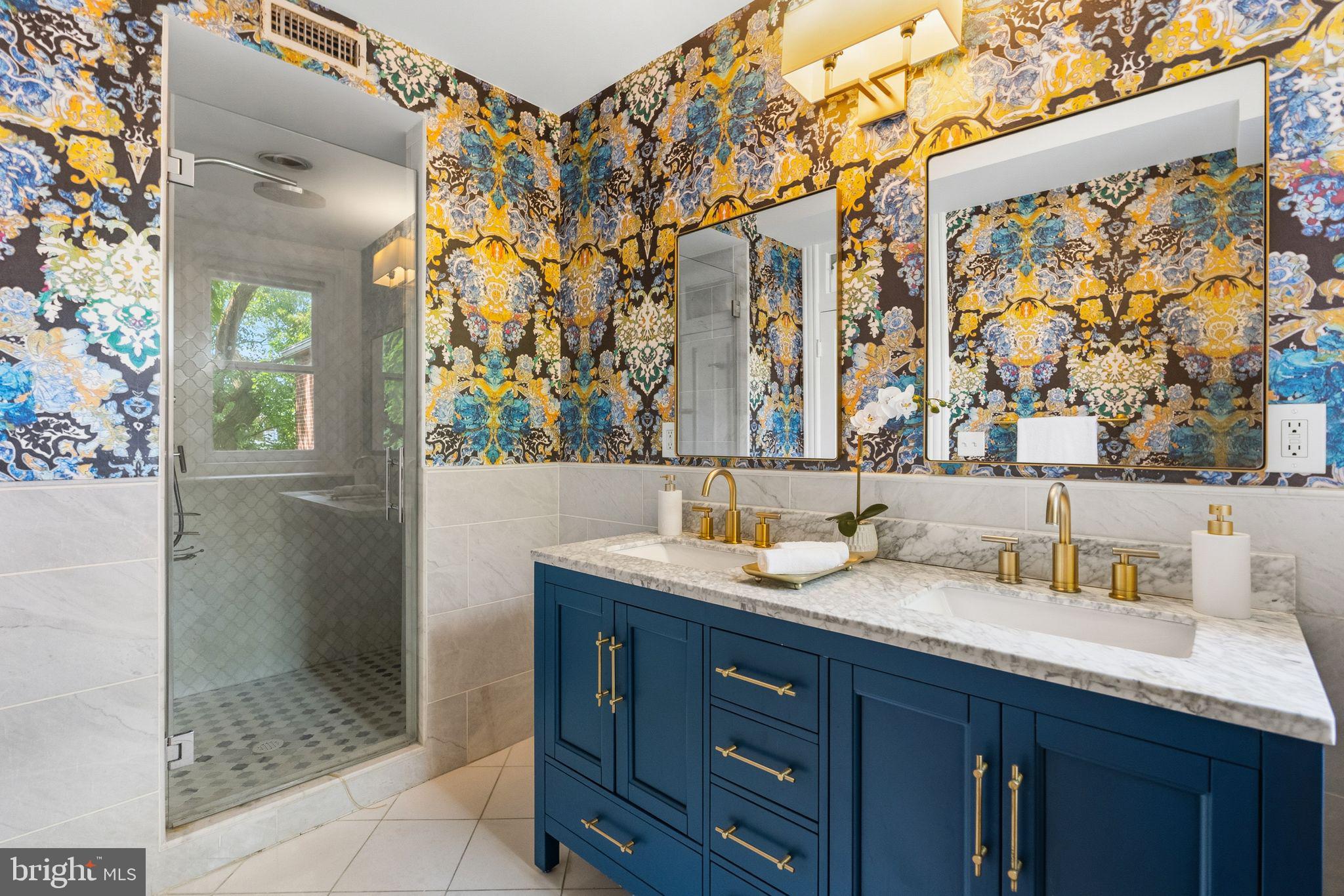 3066 Q Street Northwest Washington, DC 20007 - Photo 35 of 56 Renovated Second Floor Bathroom