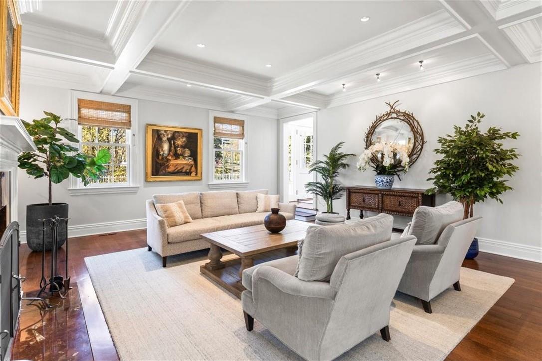 44 Grace Church Street Rye, NY 10580 - Photo 7 of 36 Living Room with Gas Starter Wood Burning Fireplace