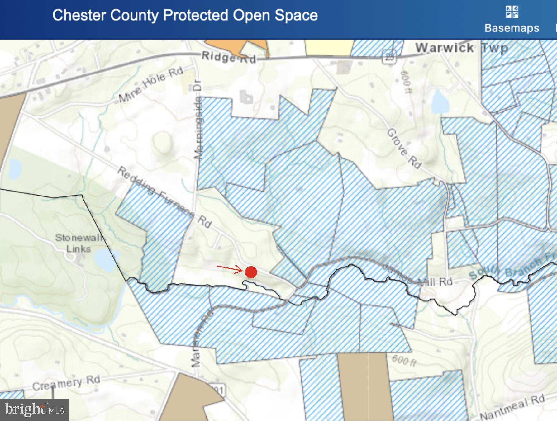 332 Reading Furnace Road Elverson, PA 19520 - Photo 13 of 51 Protected Open Space Map