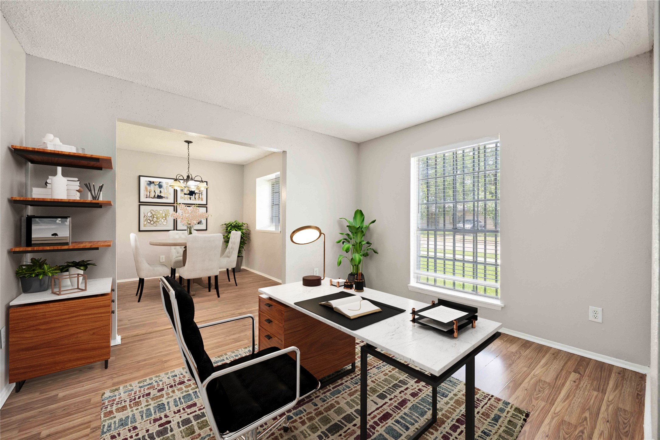 11750 Murr Way Houston, TX 77048 - Photo 4 of 23 a living room with furniture a rug and a window