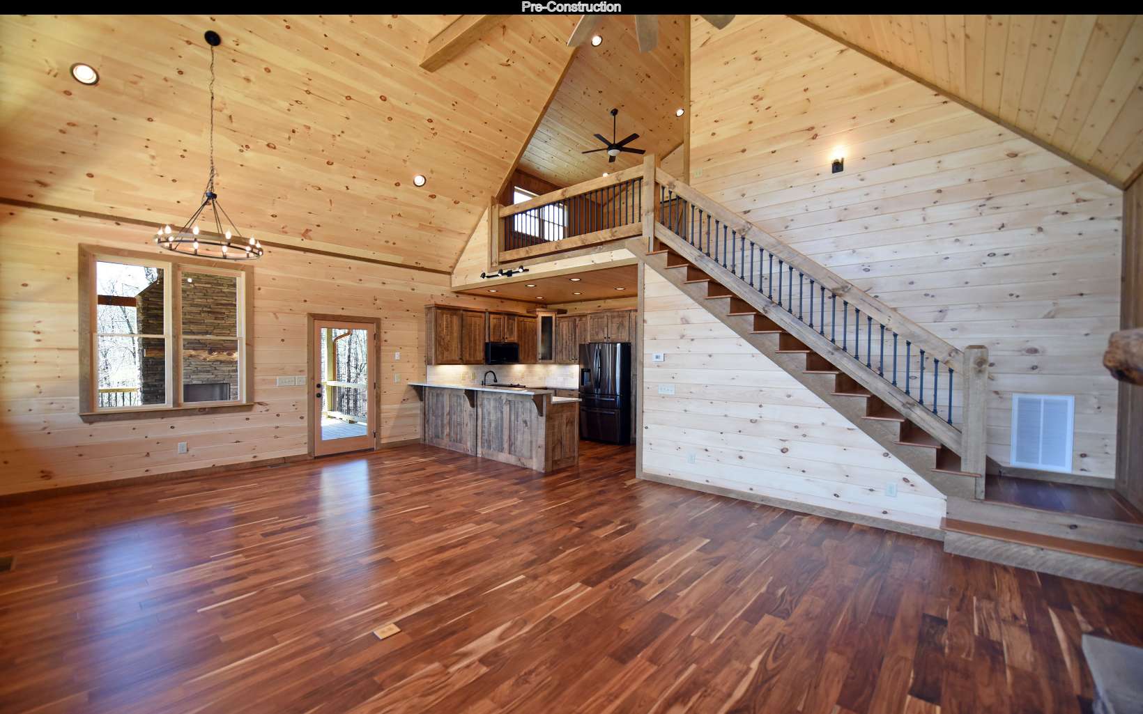 Lot11 Lot11 Native Trail Blue Ridge, GA 30513 - Photo 12 of 44 a view of a livingroom with wooden floor