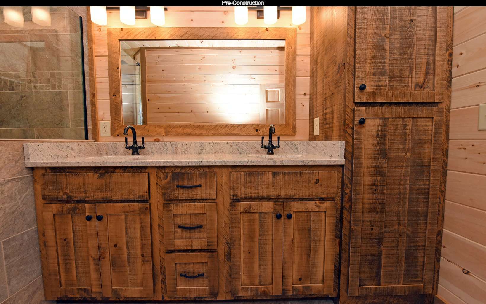 Lot11 Lot11 Native Trail Blue Ridge, GA 30513 - Photo 23 of 44 a bathroom with a sink and a mirror