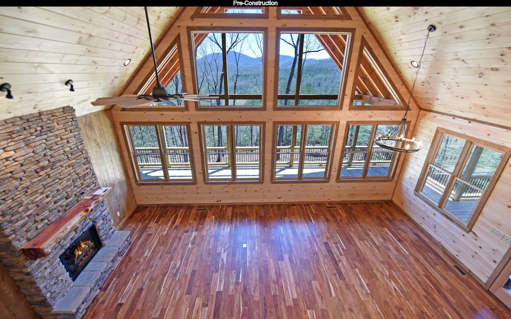Lot11 Lot11 Native Trail Blue Ridge, GA 30513 - Photo 25 of 44 view of hall with wooden floor and a rug