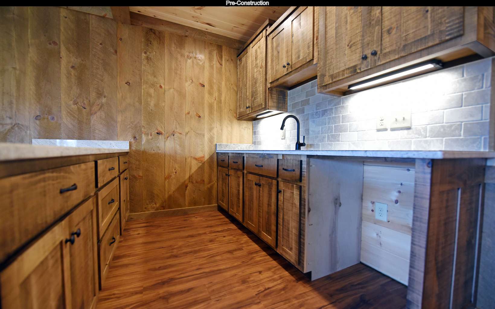 Lot11 Lot11 Native Trail Blue Ridge, GA 30513 - Photo 37 of 44 a kitchen with sink cabinets and wooden floor