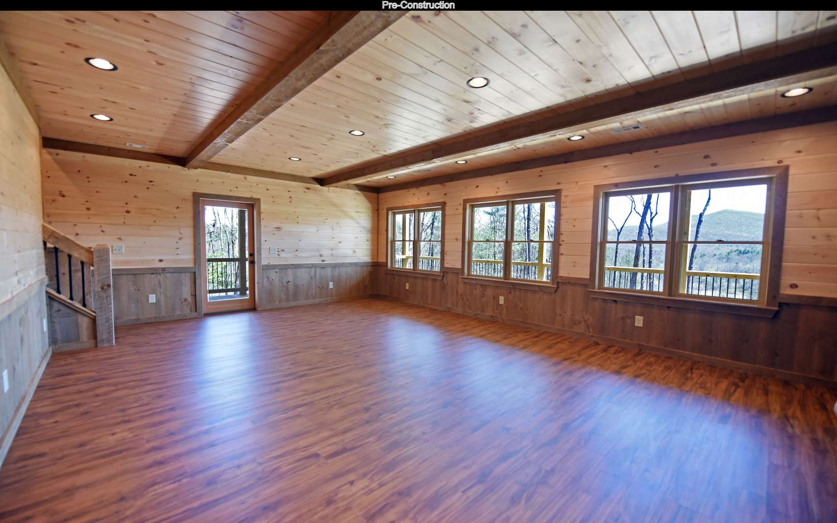 Lot11 Lot11 Native Trail Blue Ridge, GA 30513 - Photo 41 of 44 a view of an empty room with wooden floor and a window
