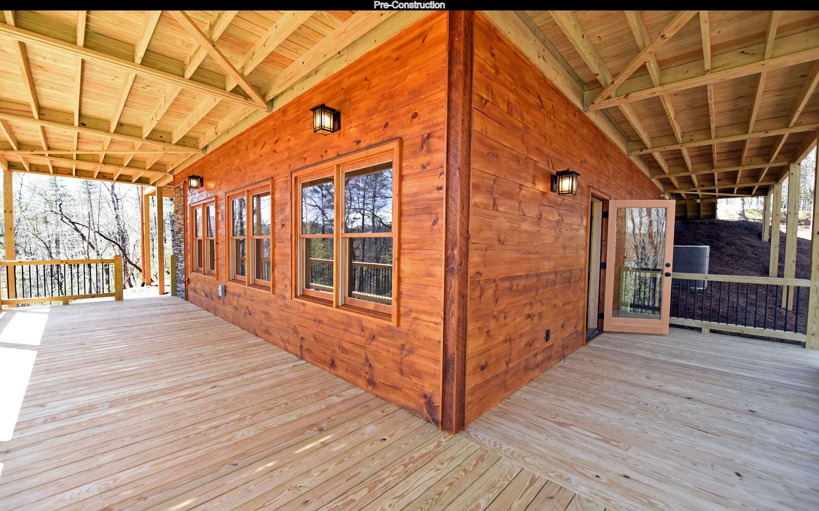 Lot11 Lot11 Native Trail Blue Ridge, GA 30513 - Photo 43 of 44 a view of a porch with wooden floor and fence