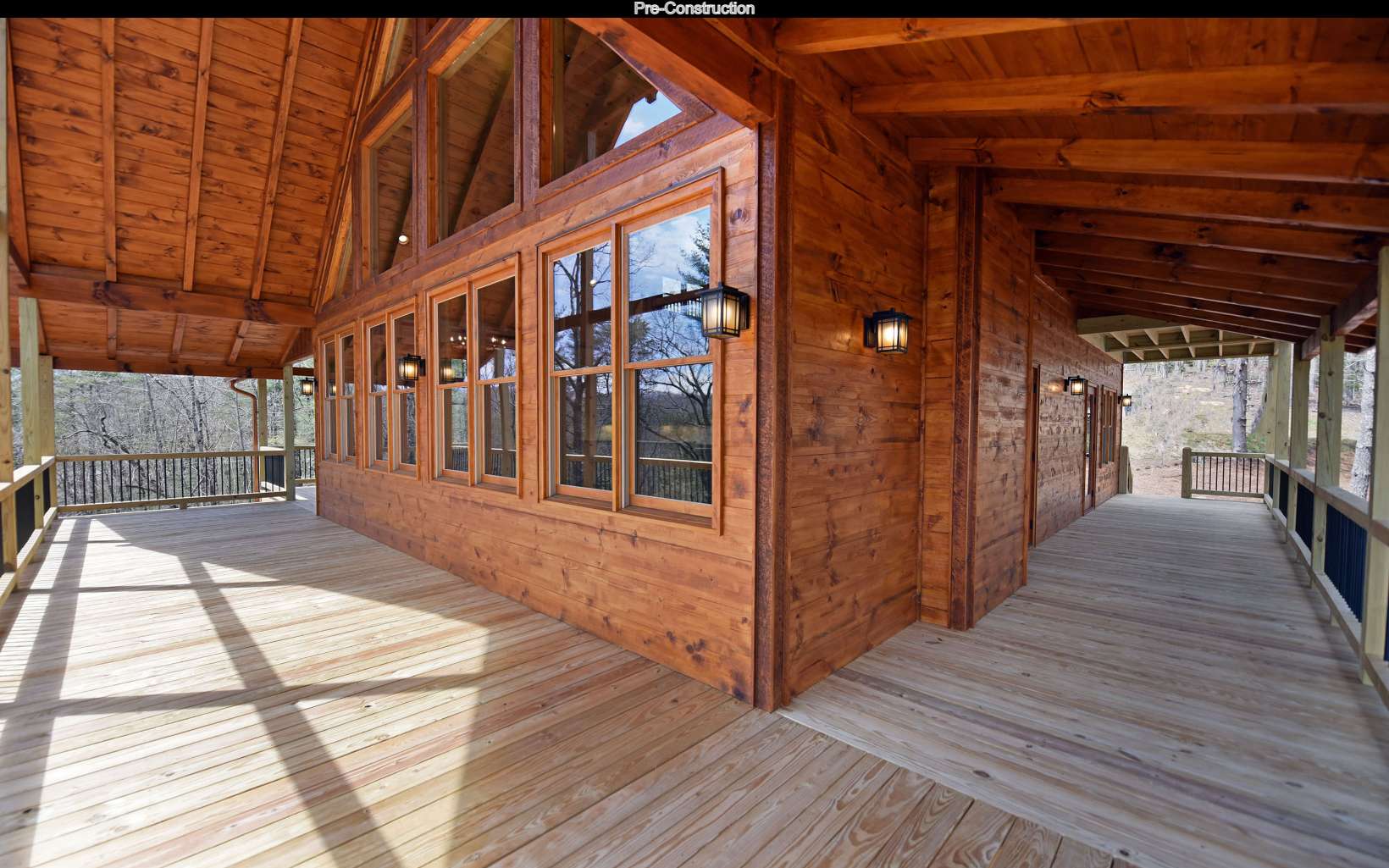 Lot11 Lot11 Native Trail Blue Ridge, GA 30513 - Photo 7 of 44 a view of a porch with wooden floor and stairs