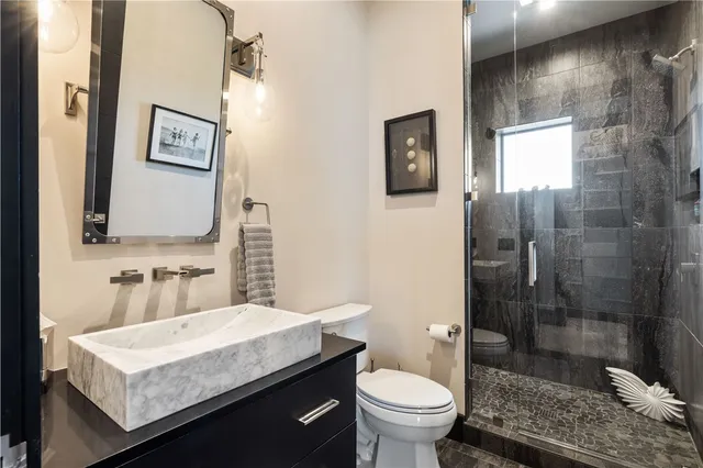 a view of a livingroom with furniture and window