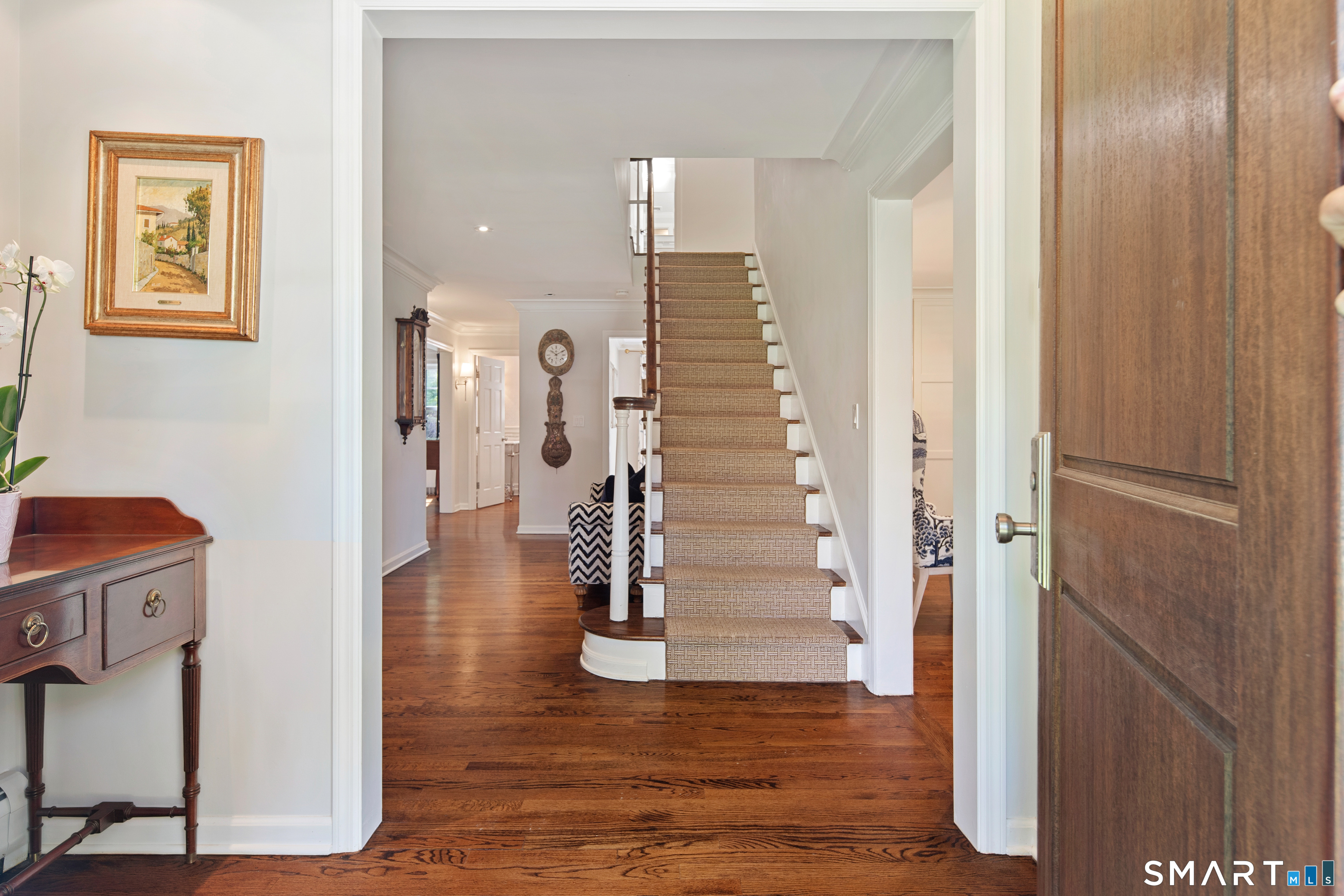 11 McLaren Road South Darien, CT 06820 - Photo 5 of 40 a view of entryway with wooden floor