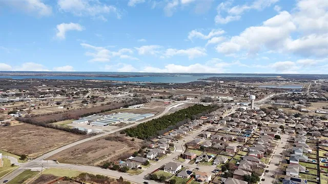an aerial view of residential building