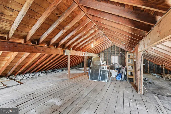a view of a storage room