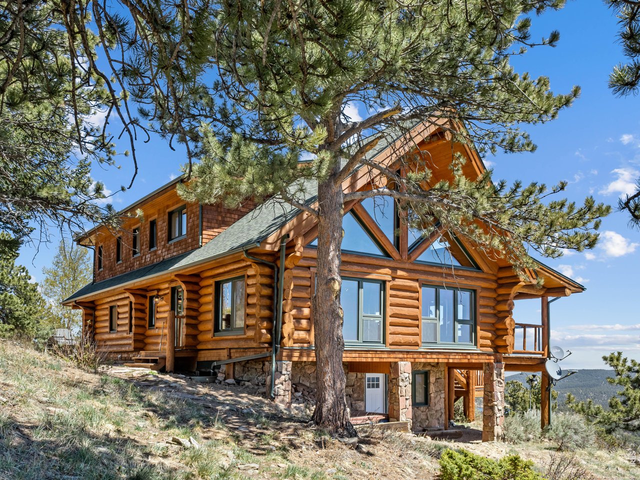 1398 Gold Lake Road Ward, CO 80481 - Photo 7 of 39 front view of a house with a yard
