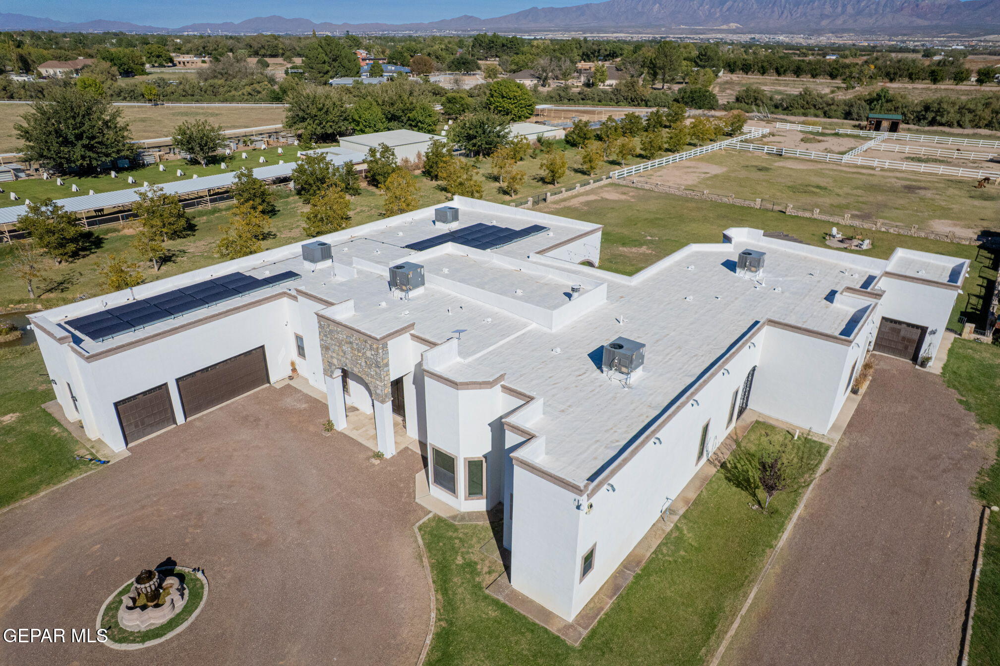 6750 Gato Road El Paso, TX 79932 - Photo 38 of 43 an aerial view of residential houses with outdoor space