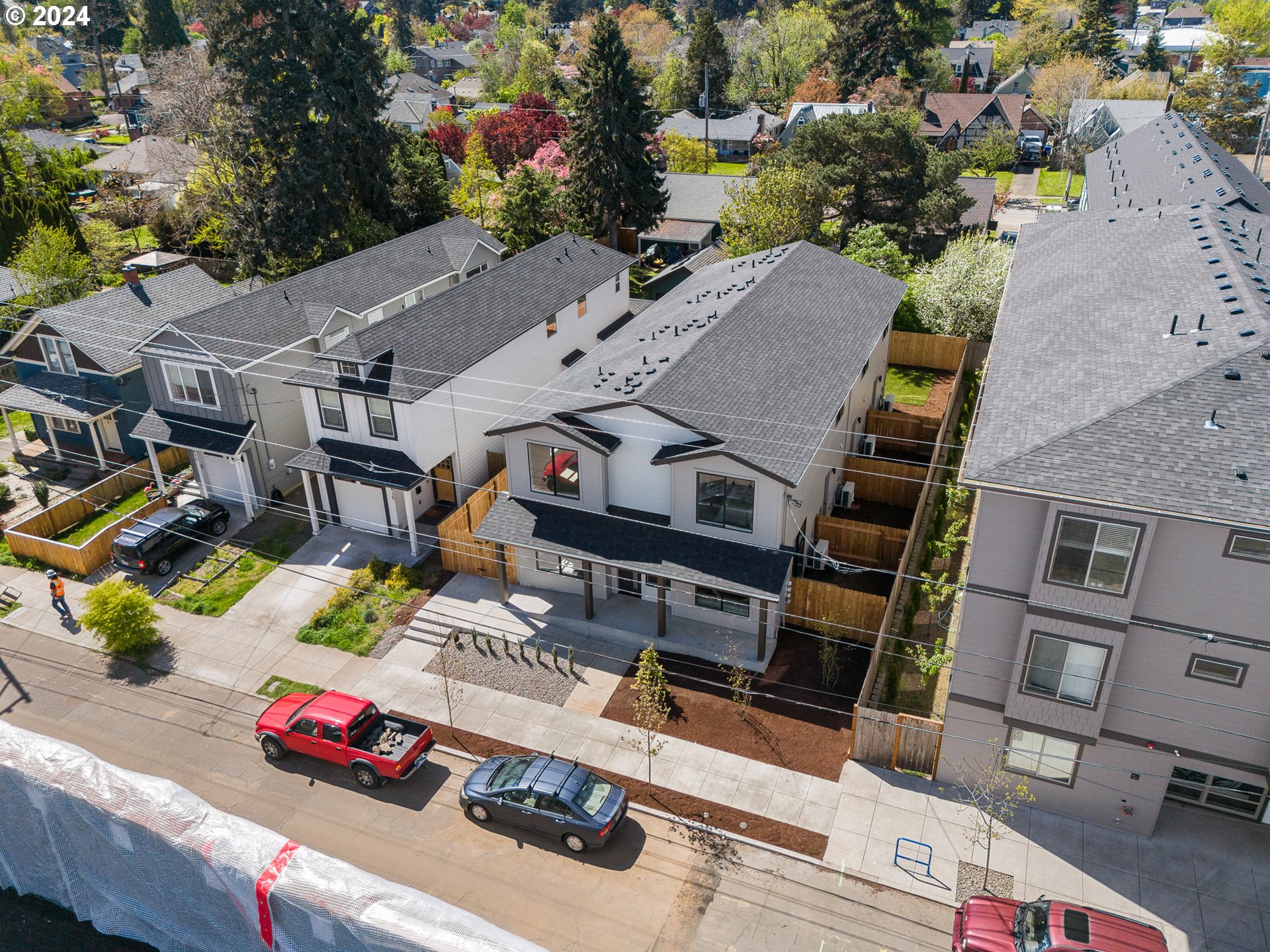 457 Northeast 74th Avenue, Unit 1 Portland, OR 97213 - Photo 21 of 26 an aerial view of a house with a garden