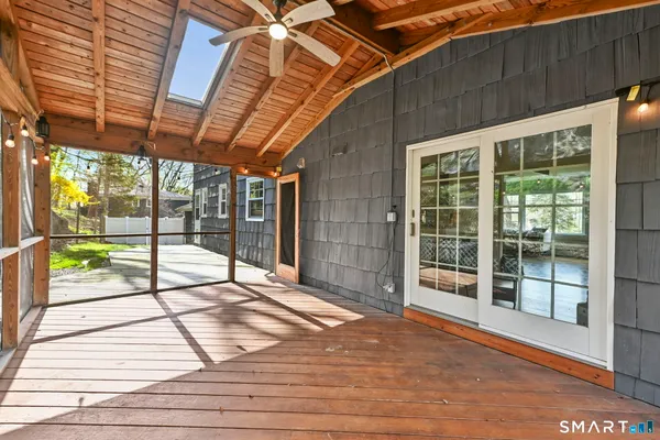 a house view with a outdoor space