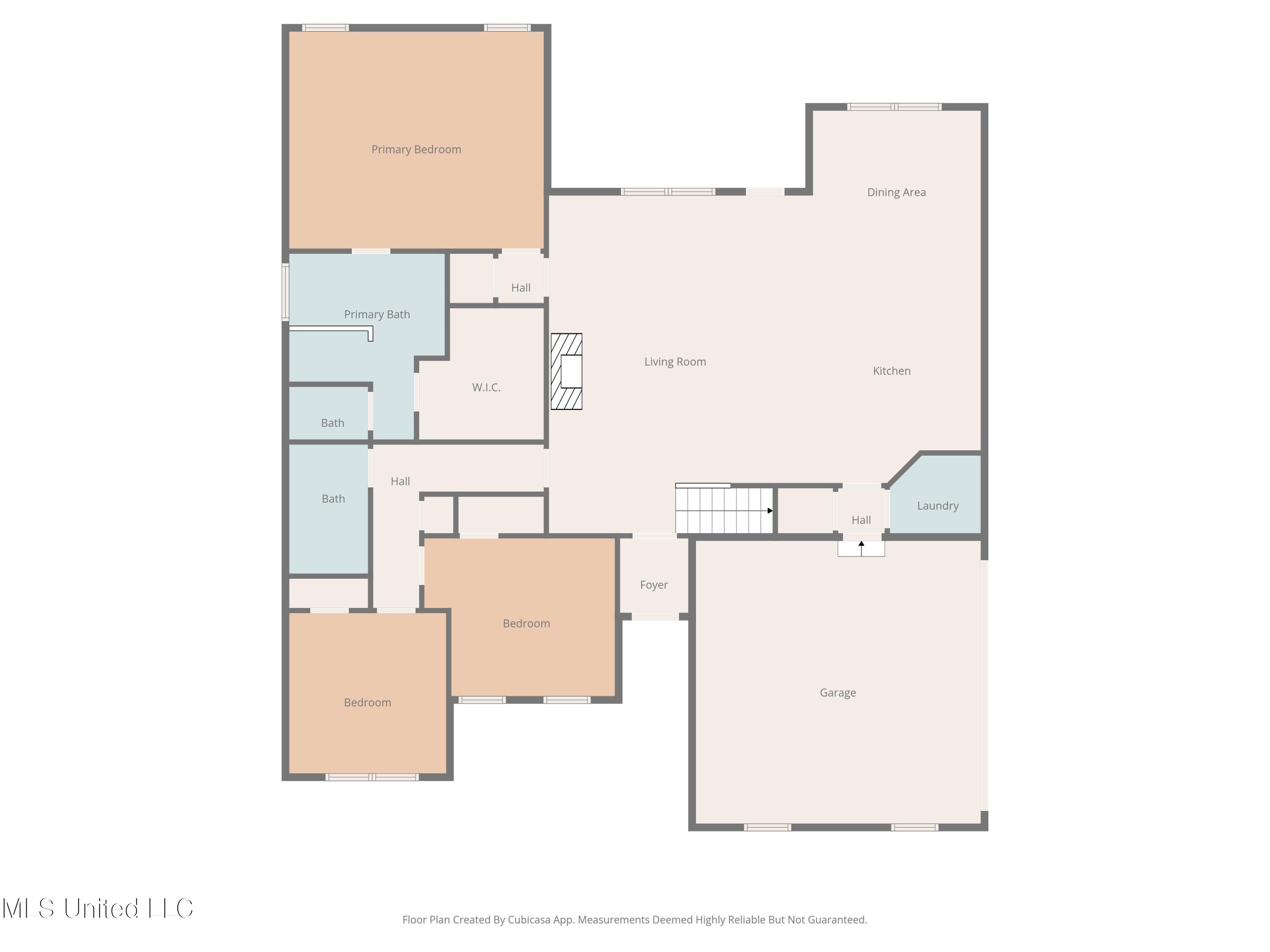 3491 Tate's Way Hernando, MS 38632 - Photo 29 of 30 1st_floor_3491_tates_way_hernando_withou