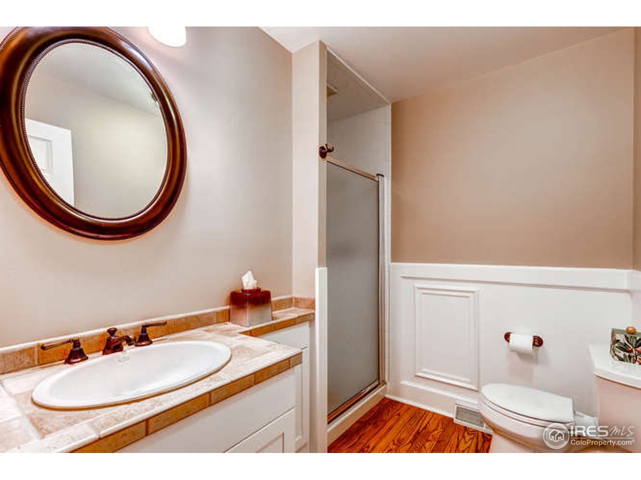 1715 View Point Road Boulder, CO 80305 - Photo 23 of 33 a bathroom with a sink and a mirror