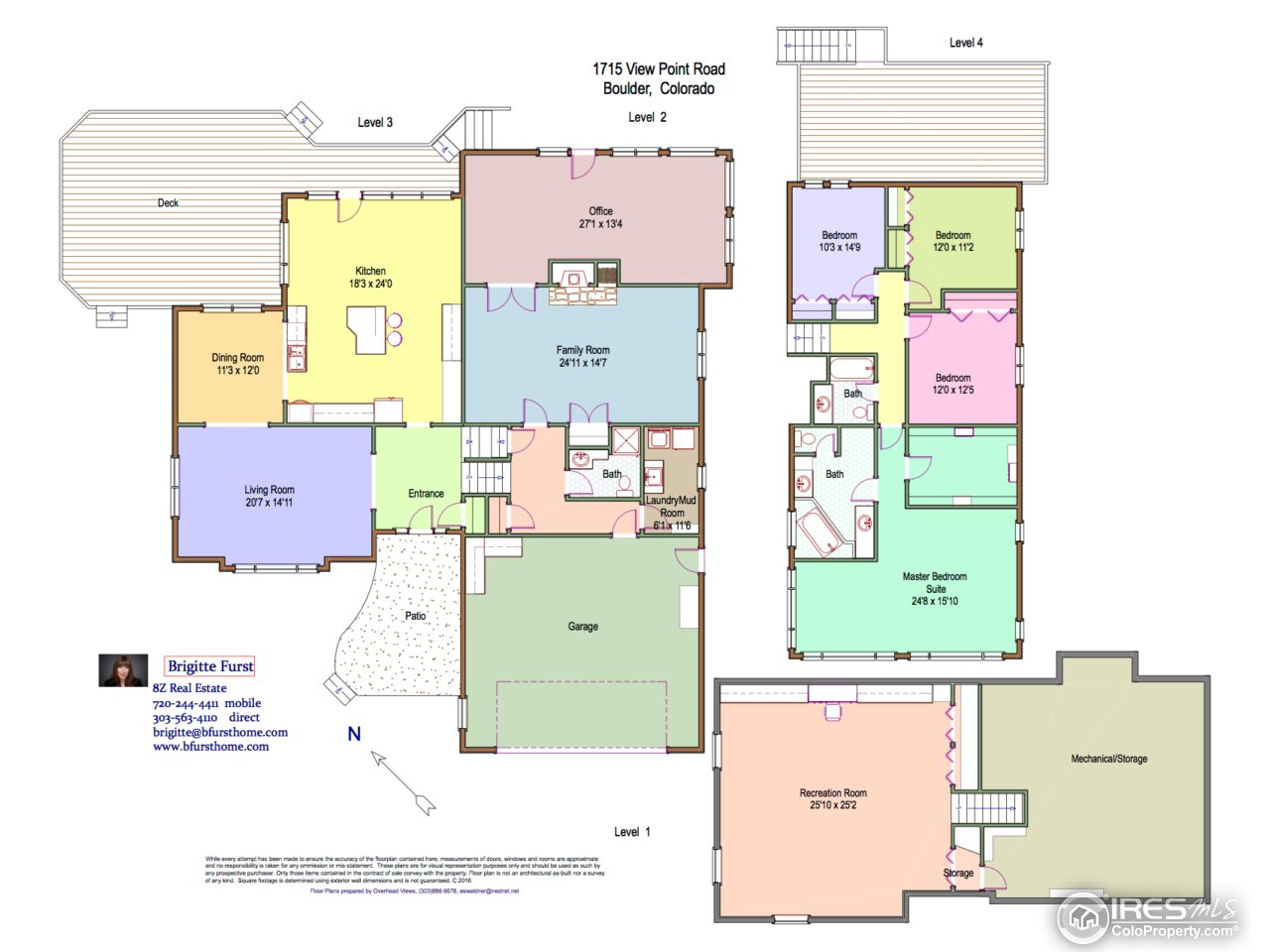 1715 View Point Road Boulder, CO 80305 - Photo 33 of 33 an aerial view of a kitchen