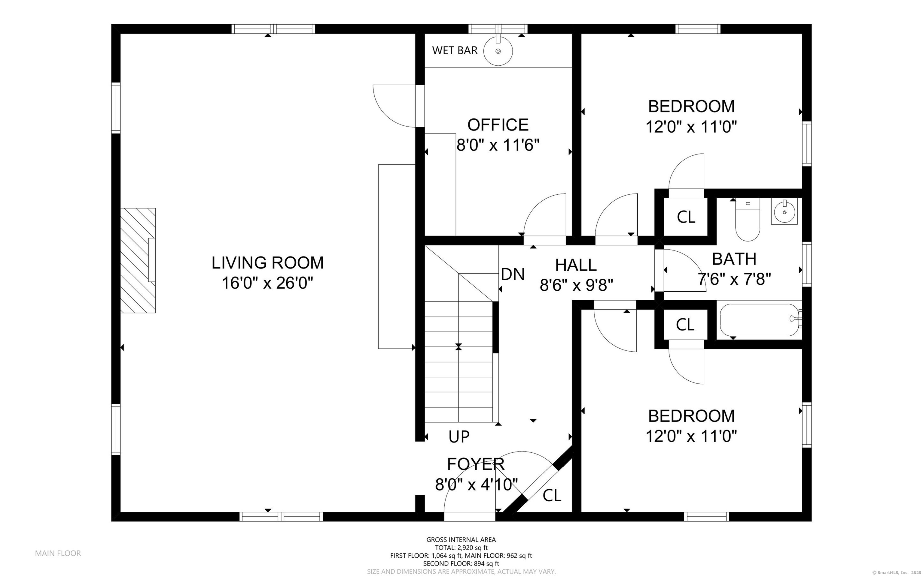 24 Cartbridge Road Weston, CT 06883 - Photo 26 of 27 Main Floor Floor Plan.