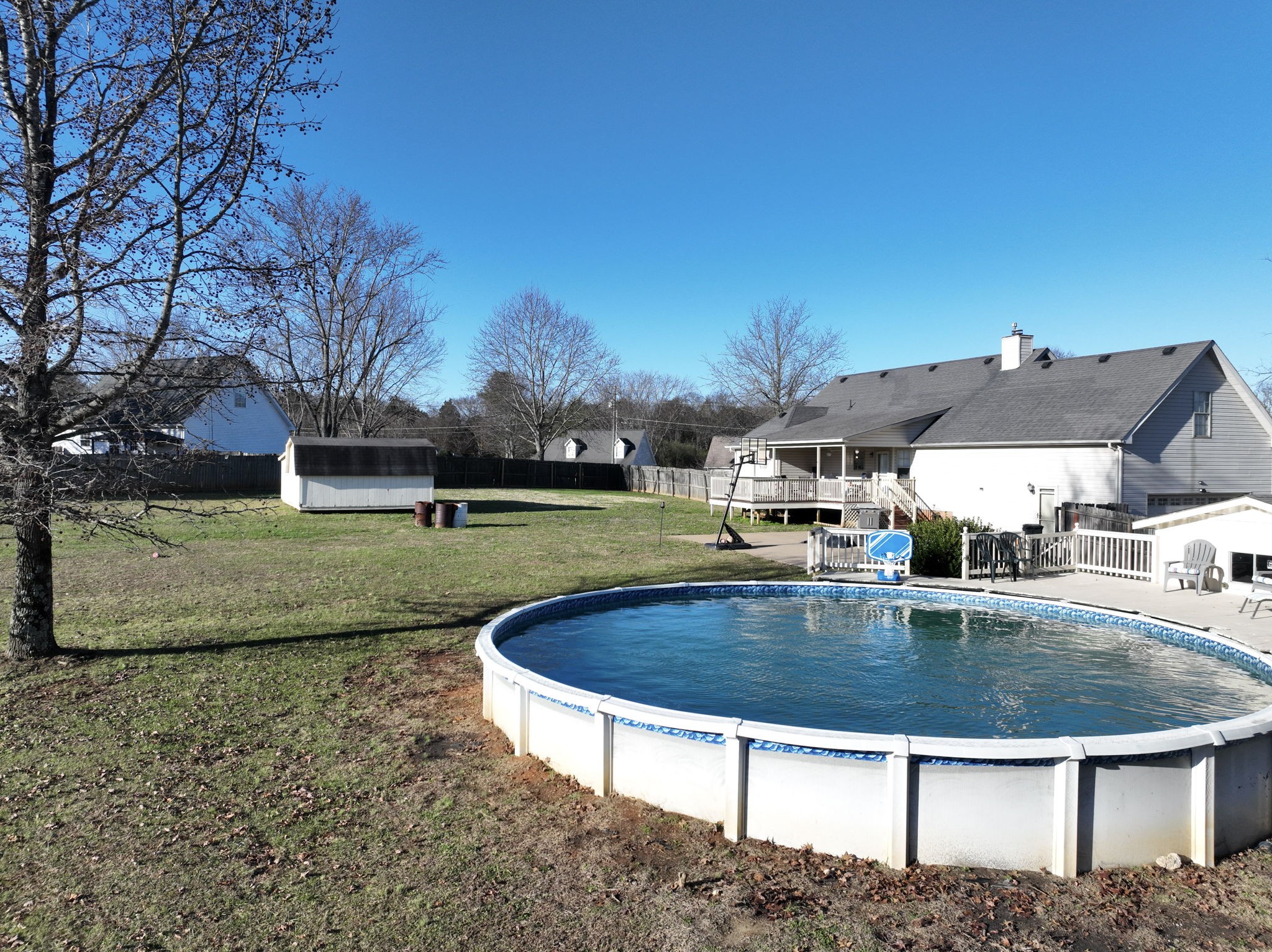 3591 April Lane Murfreesboro, TN 37130 - Photo 35 of 38 a swimming pool with outdoor seating and yard