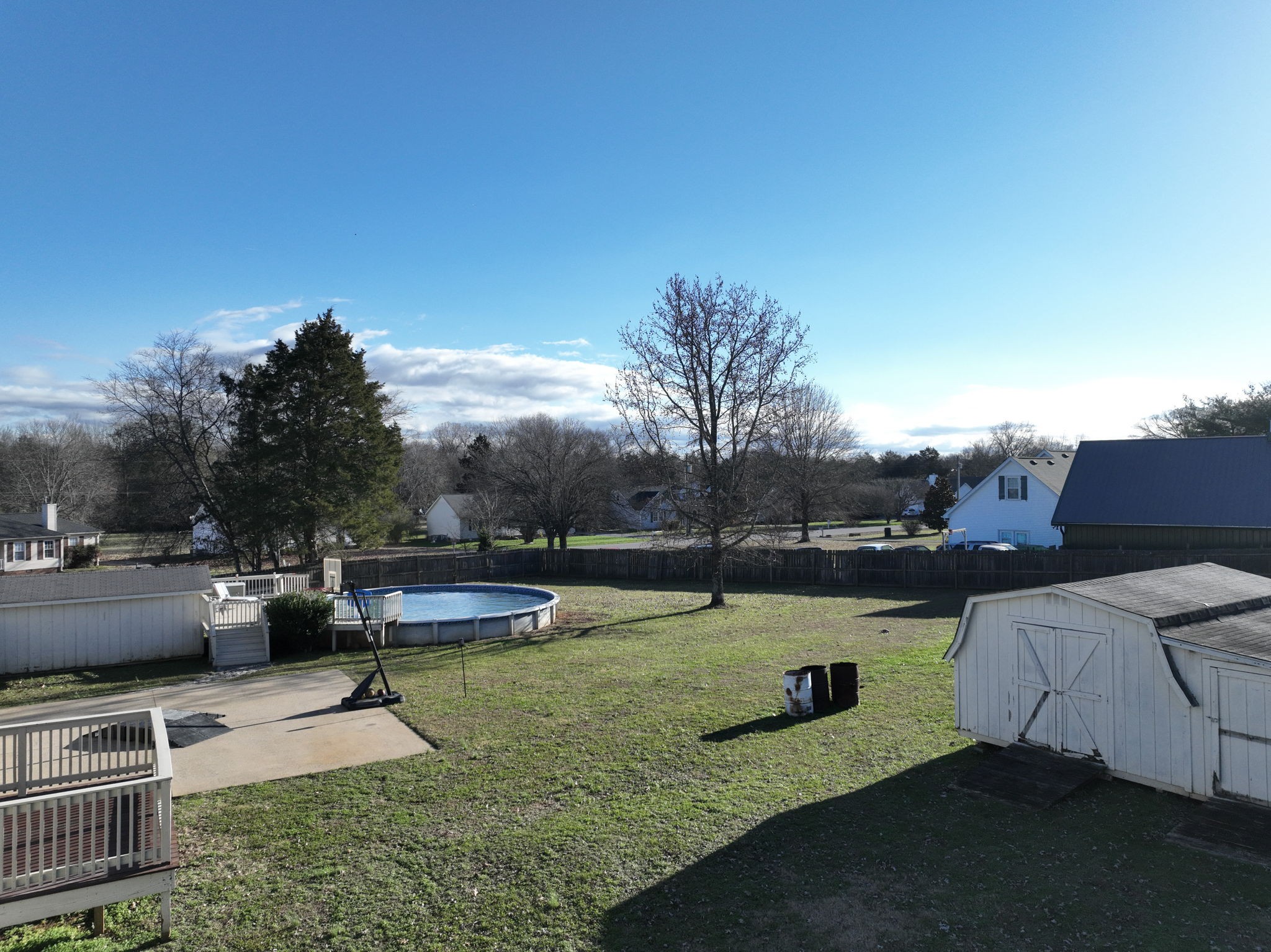 3591 April Lane Murfreesboro, TN 37130 - Photo 36 of 38 a view of a patio with swimming pool