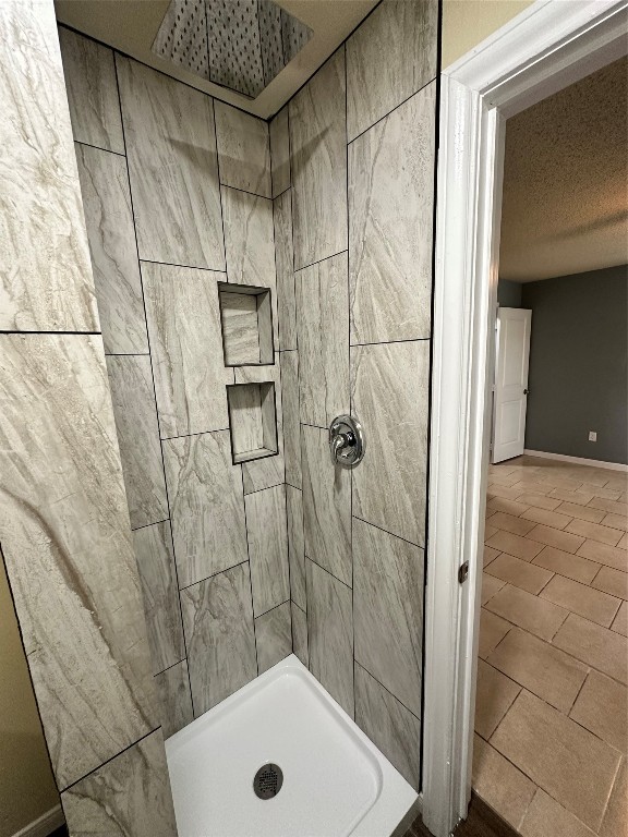 6911 Bauman Road Houston, TX 77022 - Photo 14 of 17 a bathroom with a shower and a sink
