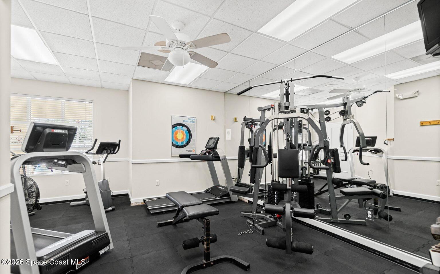 4910 Worthington Circle Rockledge, FL 32955 - Photo 66 of 69 a view of a room with gym equipment