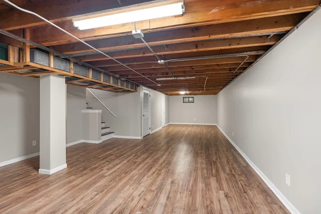 a view of storage and utility room
