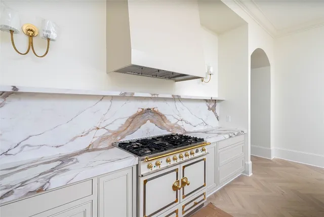 a house view with a garden space