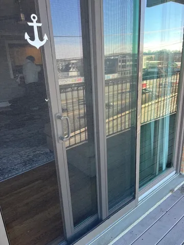 a view of front door