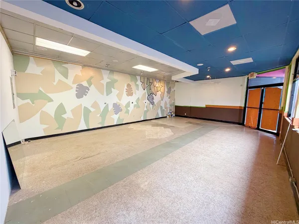 a view of an empty room