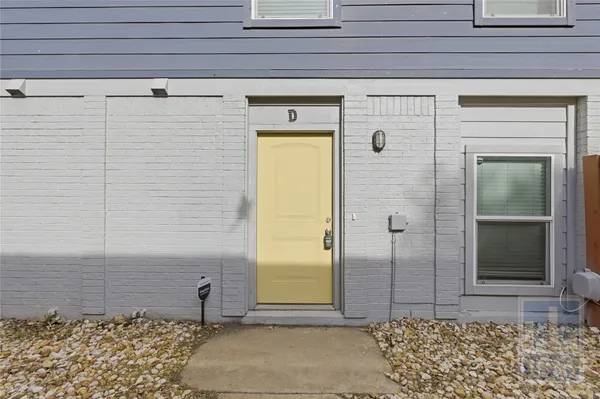a view of front door of a house