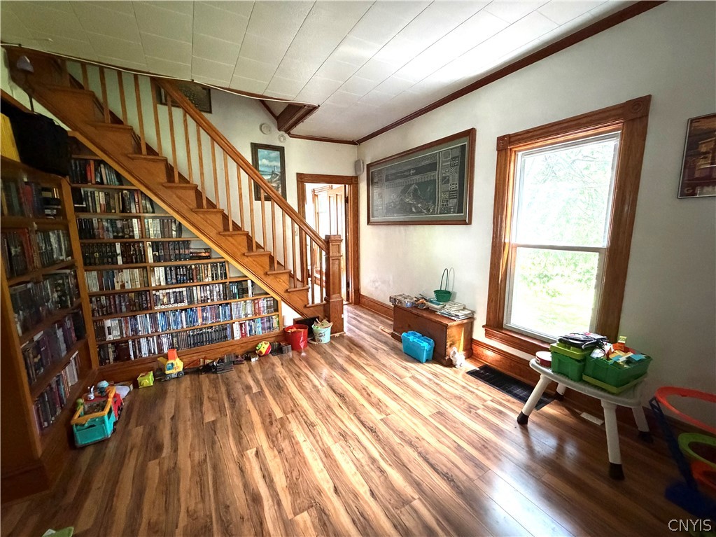 1304 South Hammond Road Hammond, NY 13646 - Photo 18 of 29 Stairs and family room
