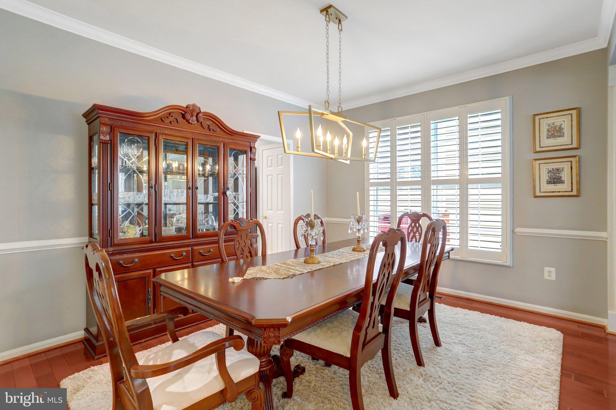 7374 Pohick Ridge Court Springfield, VA 22153 - Photo 14 of 58 a dining room with furniture and window