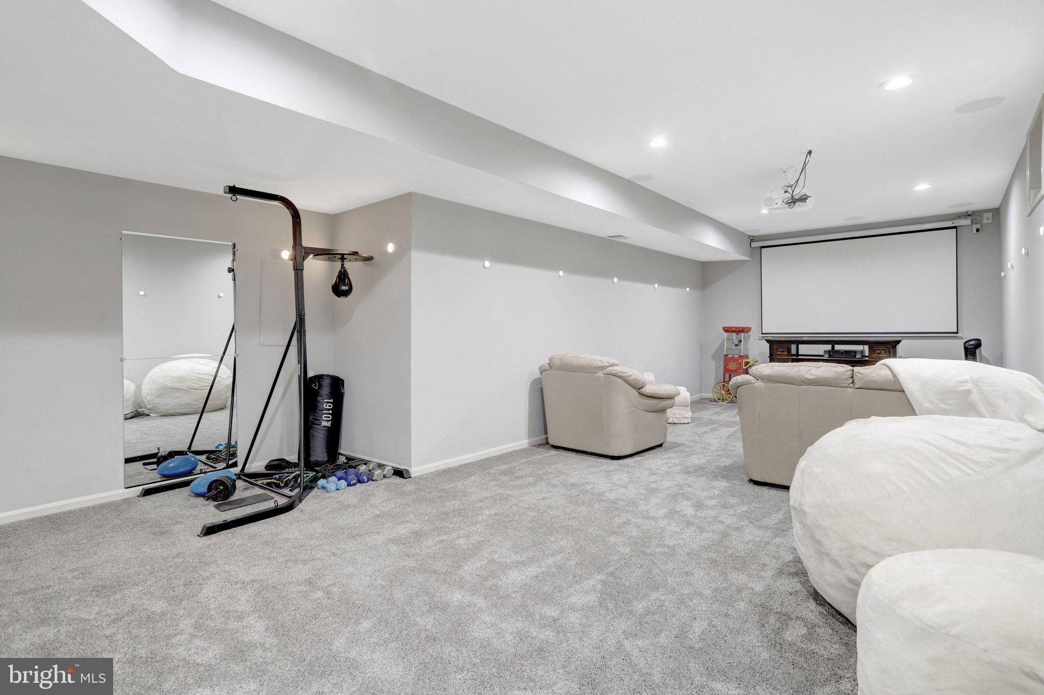 7374 Pohick Ridge Court Springfield, VA 22153 - Photo 41 of 58 a view of a room with gym equipment