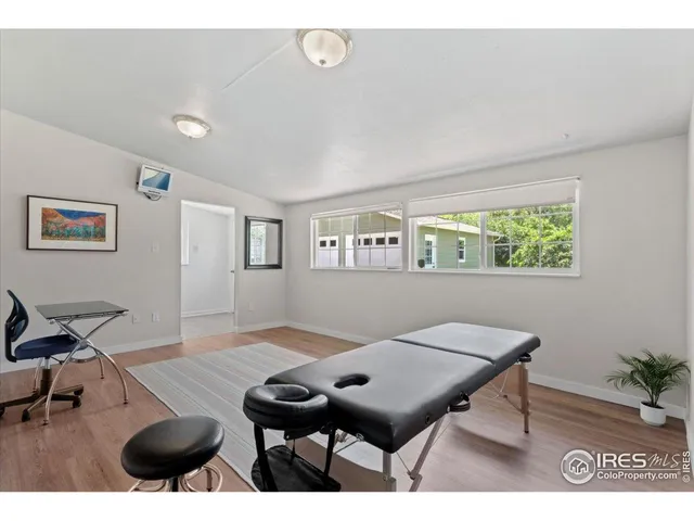 a living room with furniture a rug and a window
