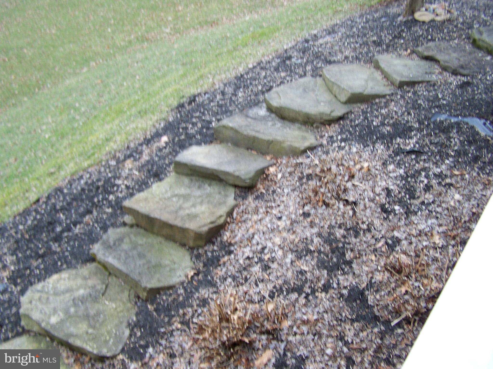 2416 Engle Road Fallston, MD 21047 - Photo 12 of 82 Stone stepping path behind home